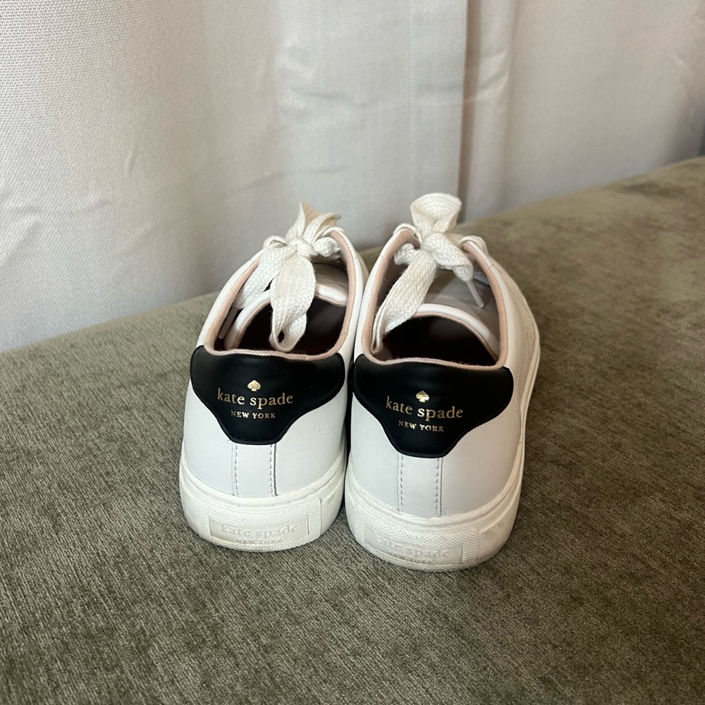Kate Spade white leather sneakers. Size 7